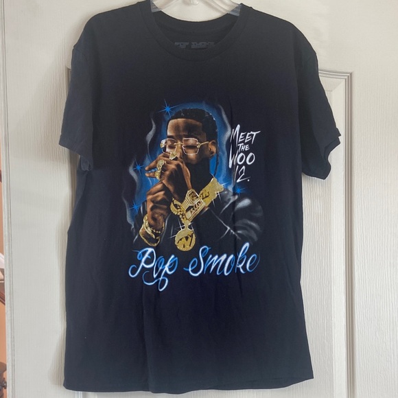 Pop Smoke Meet the Woo Graphic Tee - Black - Picture 1 of 2